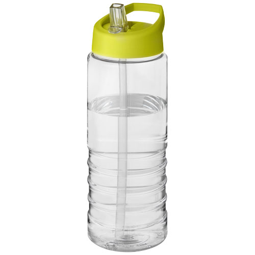 Bouteille de sport promotionnelle 750ml H2O Active® Translucide et Citron vert